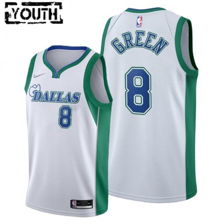 Kinder NBA Dallas Mavericks Trikot Josh Green 8 Nike 2021-2022 City Edition Swingman
